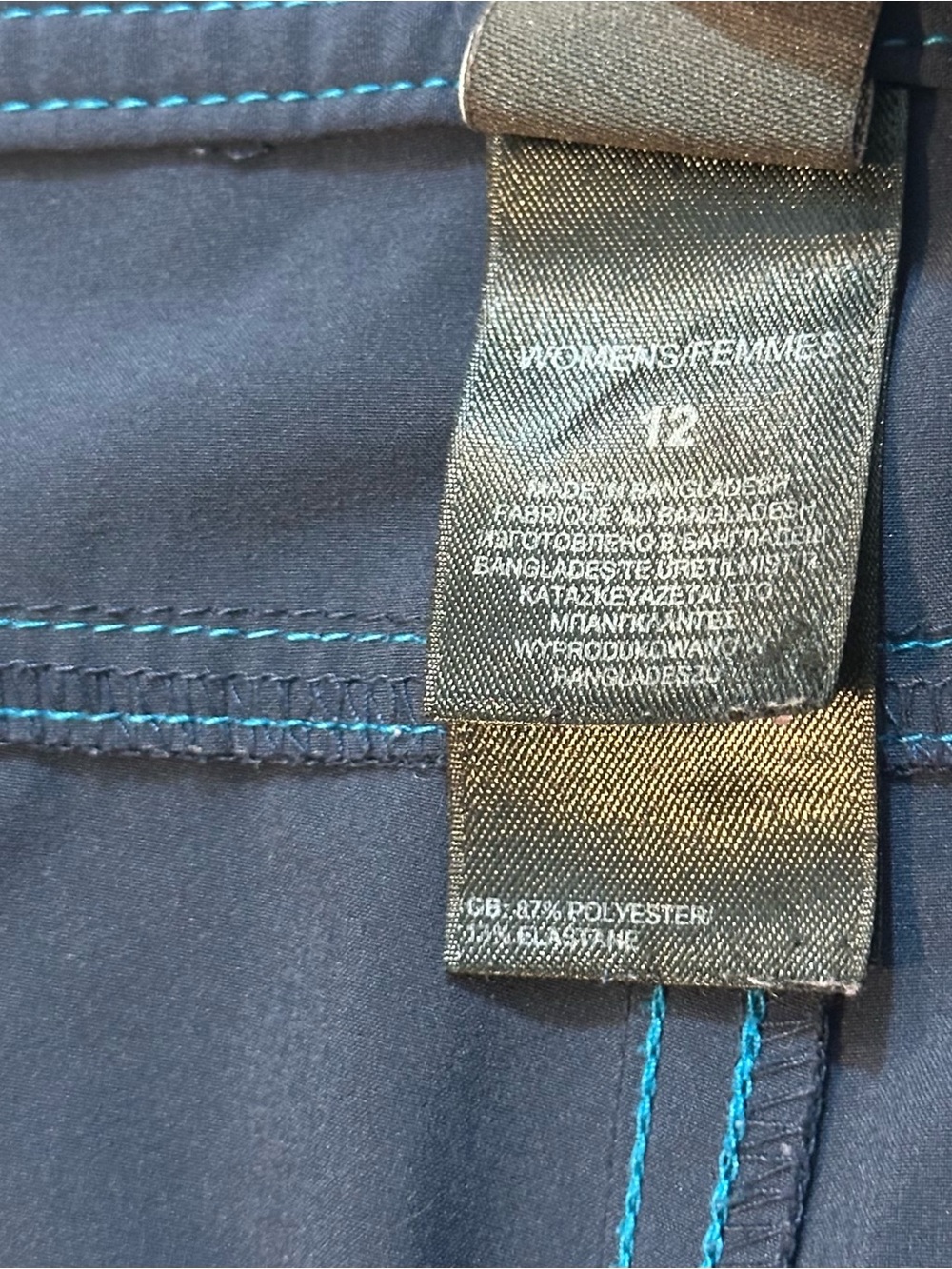 The North Face Women’s Navy Blue Board Shorts Swim Shorts Lace Up Large - Picture 13 of 16